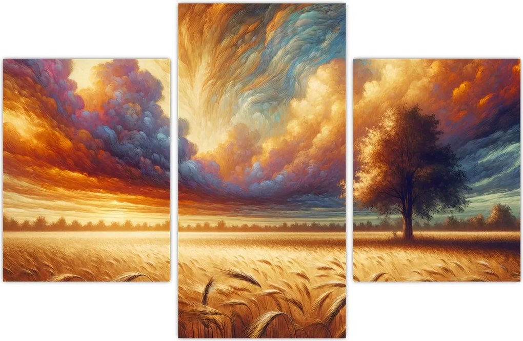 Tablou – Arbore pe câmp (90x60 cm)