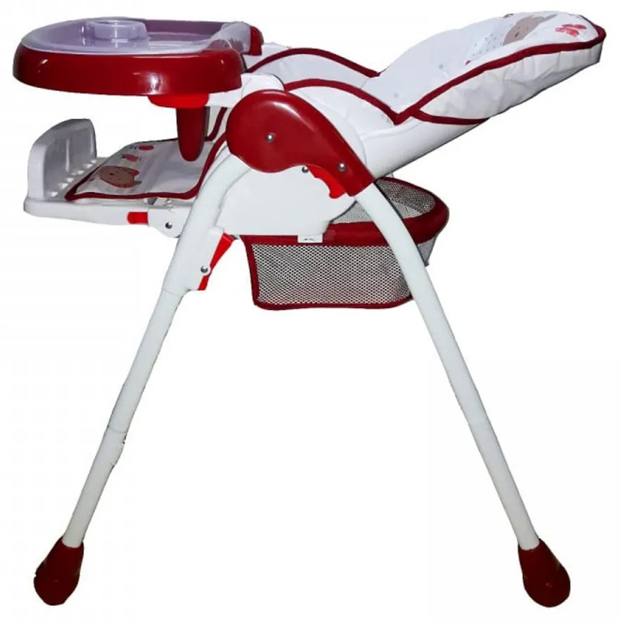 Scaun de masa pentru copii si bebe Baby Care™ CC reglabil in 3 trepte,Pliabil, Centura de siguranta, Sezut comfortabil, Masuta detasabila, Pozitie
