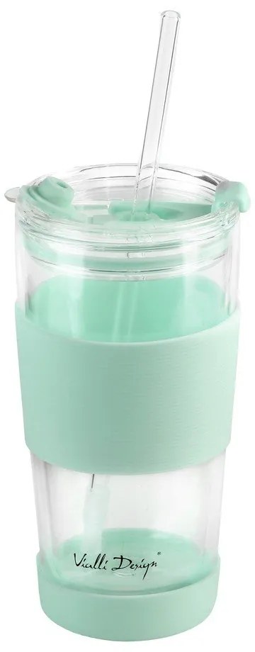 Cană termos verde-mentă 600 ml Fuori – Vialli Design