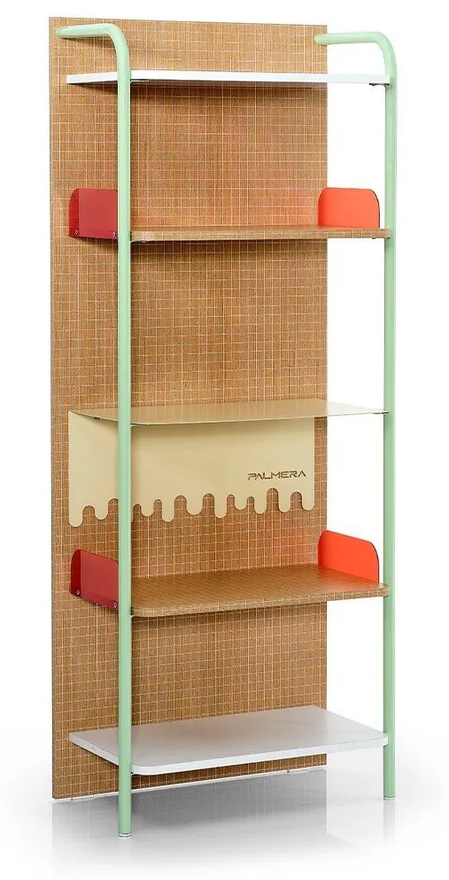 Biblioteca pentru camera copiilor, 95x170x30 cm, Colectia Jolly