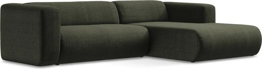 Colțar verde (cu colț pe partea dreaptă/cu șezlong) Ekahi – Makamii