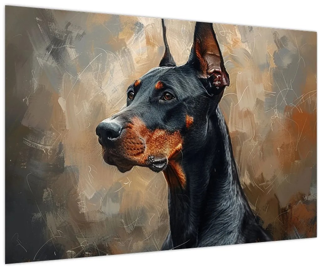 Tablou - Portretul lui Dobrman (90x60 cm)