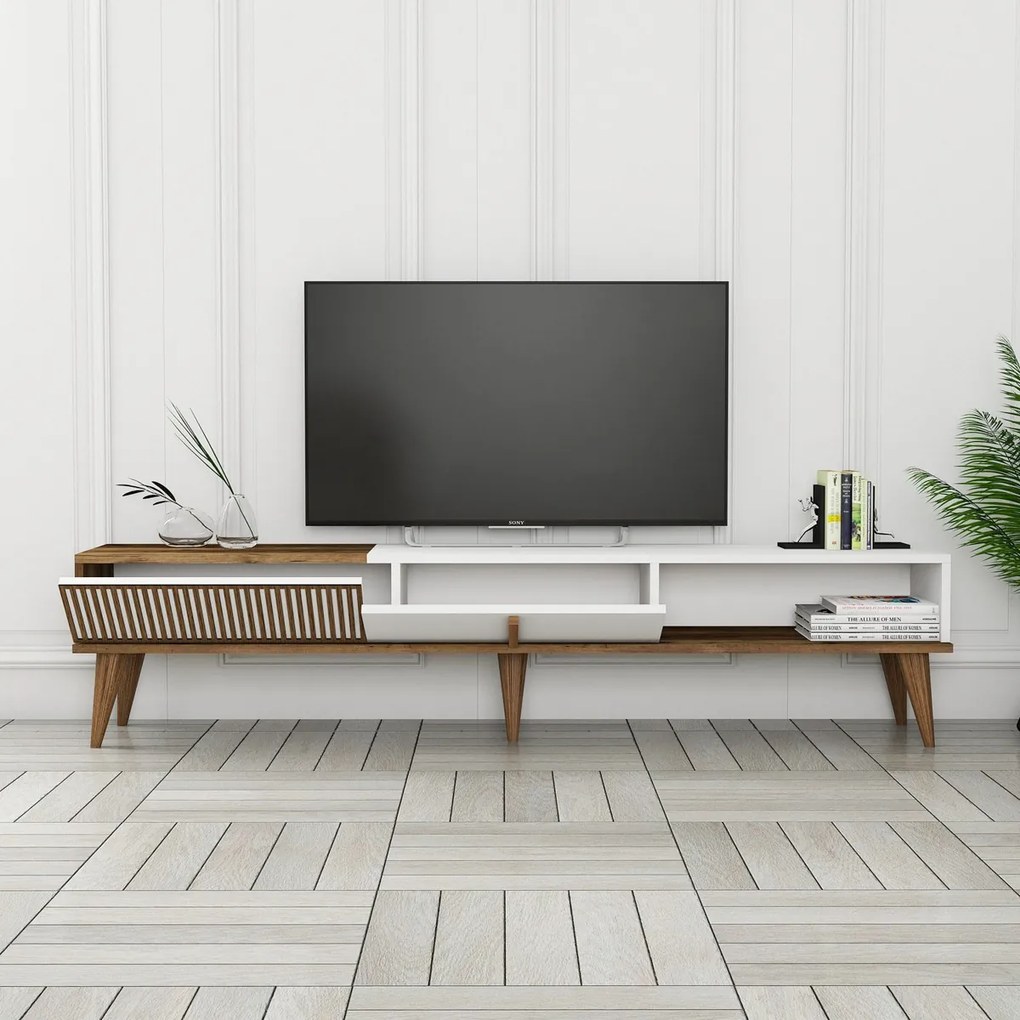 Masă TV Milan Alt White