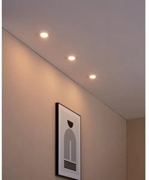 Eglo 31741 - Set de 3 corpuri de iluminat LED reglabile FUEVA-Z LED/2,8W/230V, IP44, alb