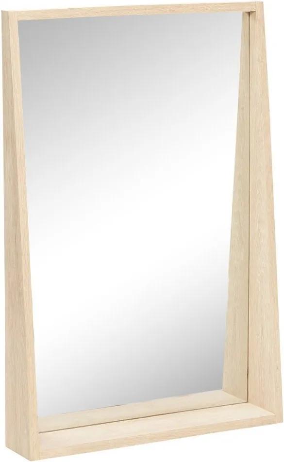 Oglinda cu Rama din Lemn de Stejar - Lemn Natur L 60 x h 90 cm