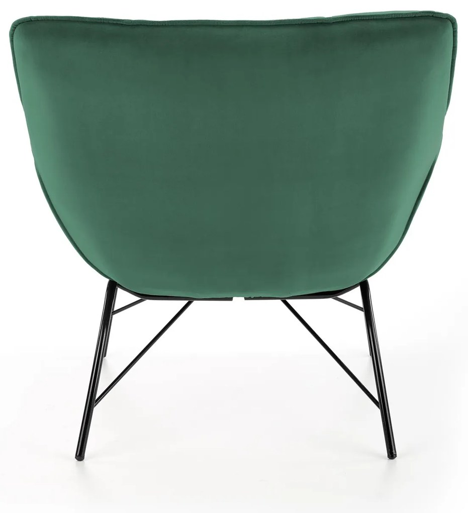 Fotoliu Betali (Verde închis + negru). Promo -6%. 1028140