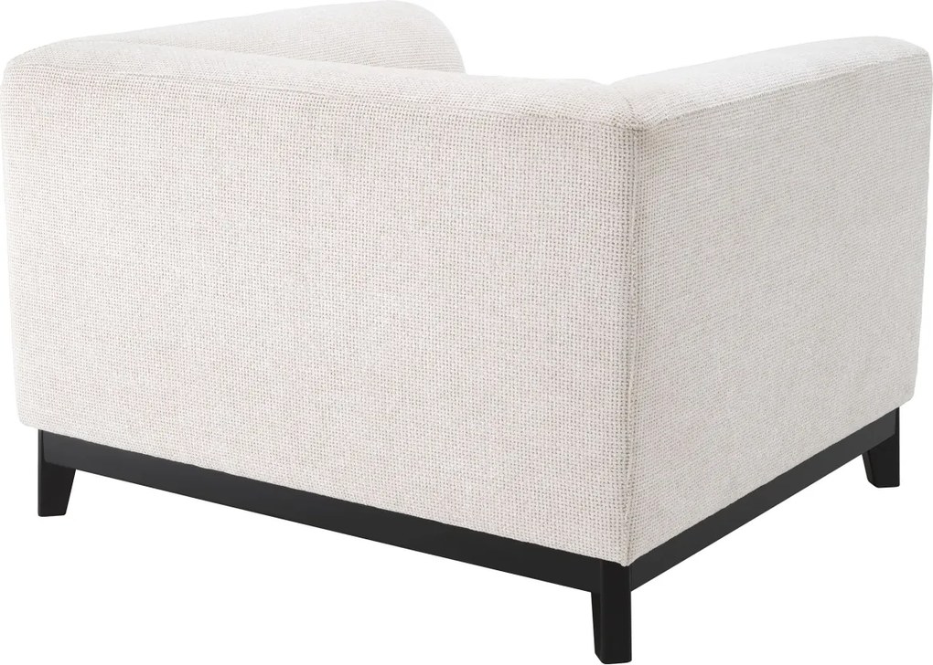 Fotoliu design LUX Corso, lyssa off-white