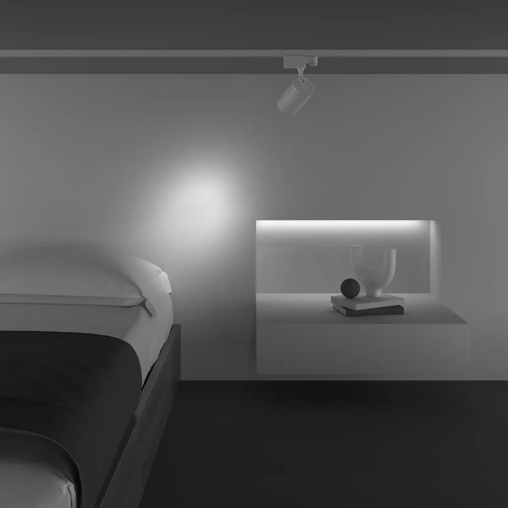 Spot LED, accesoriu pentru sinele trifazate Trinity, Vuoro alb 4000K