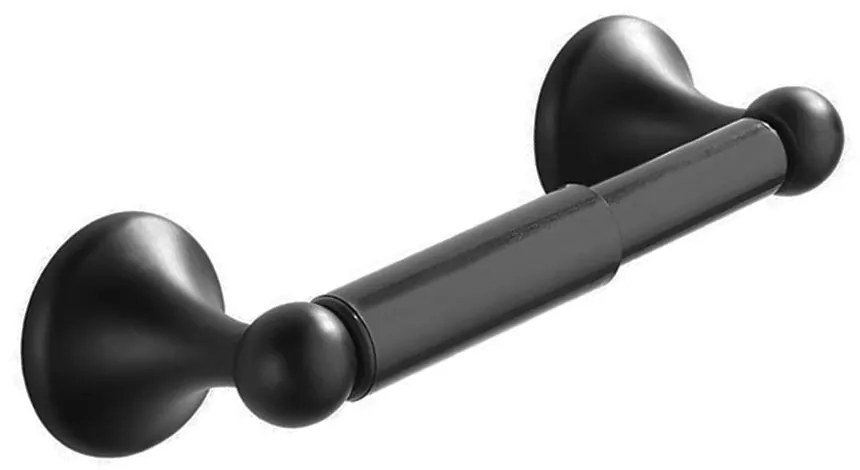 Suport hartie igienica negru 332869A