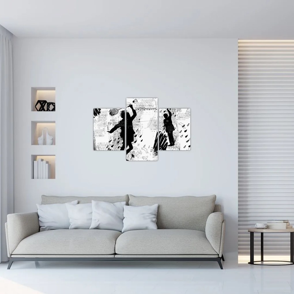 Tablou - Artă stradală - zarvă (90x60 cm)