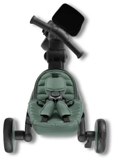 KINDERKRAFT - JAZZ 2 Tricicletă 4 în 1 pentru copii, verde