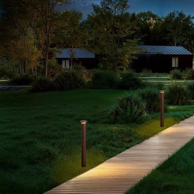 Stalp de exterior LED 3000K, IP65 BAST H-65cm corten