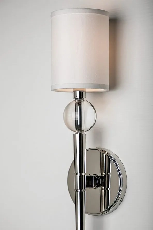 Aplica de perete design clasic ROCKLAND big, nichel lucios