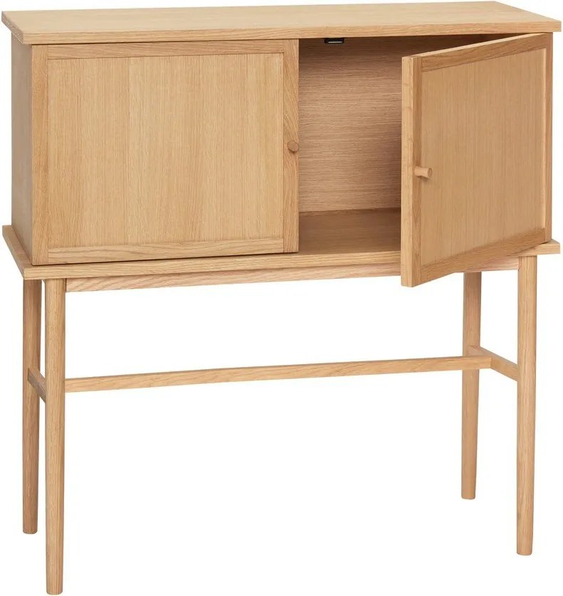 Dulap în culoare naturală cu aspect de lemn de stejar 90x90 cm Dash – Hübsch