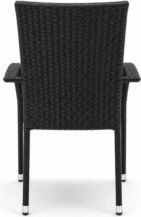 Set mobilier de grădină 4 piese Avenberg PARIS Negru