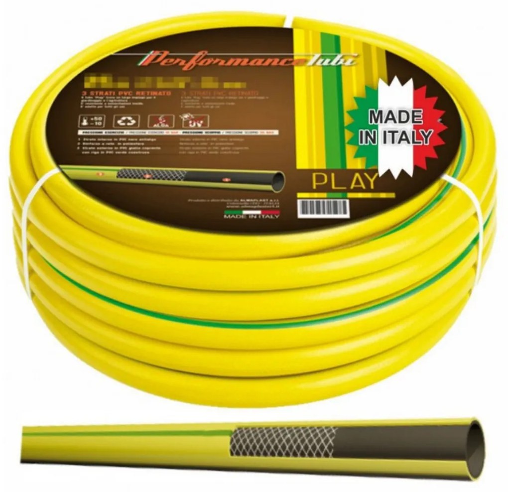 Furtun de gradina, 1 2, 50 metri, galben