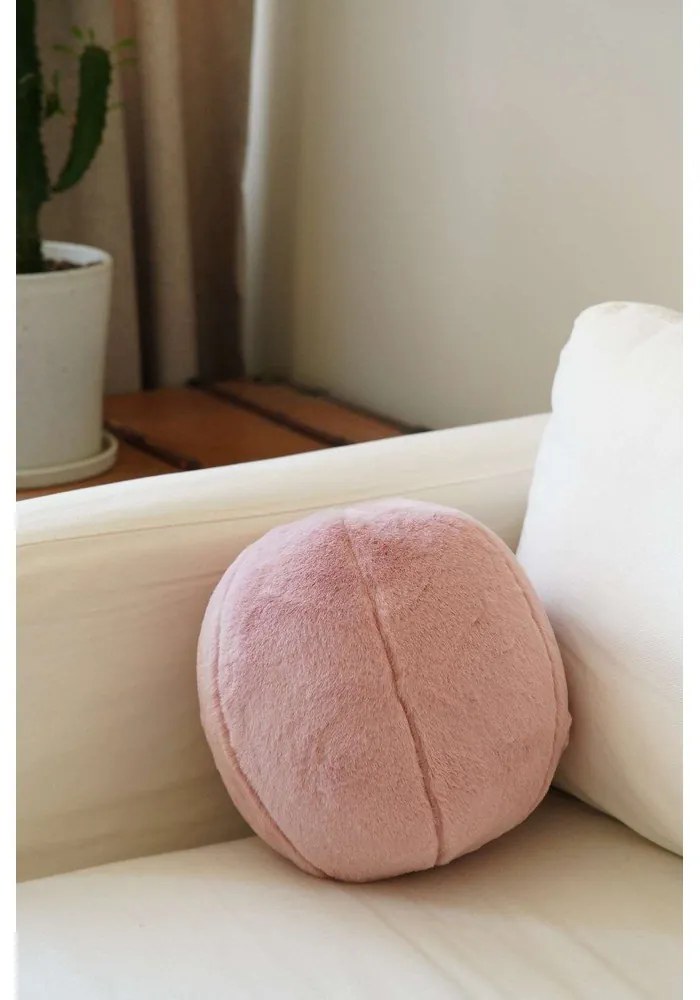 Pernă decorativă din micropluș, cocolino ø 25 cm Top – Mioli Decor