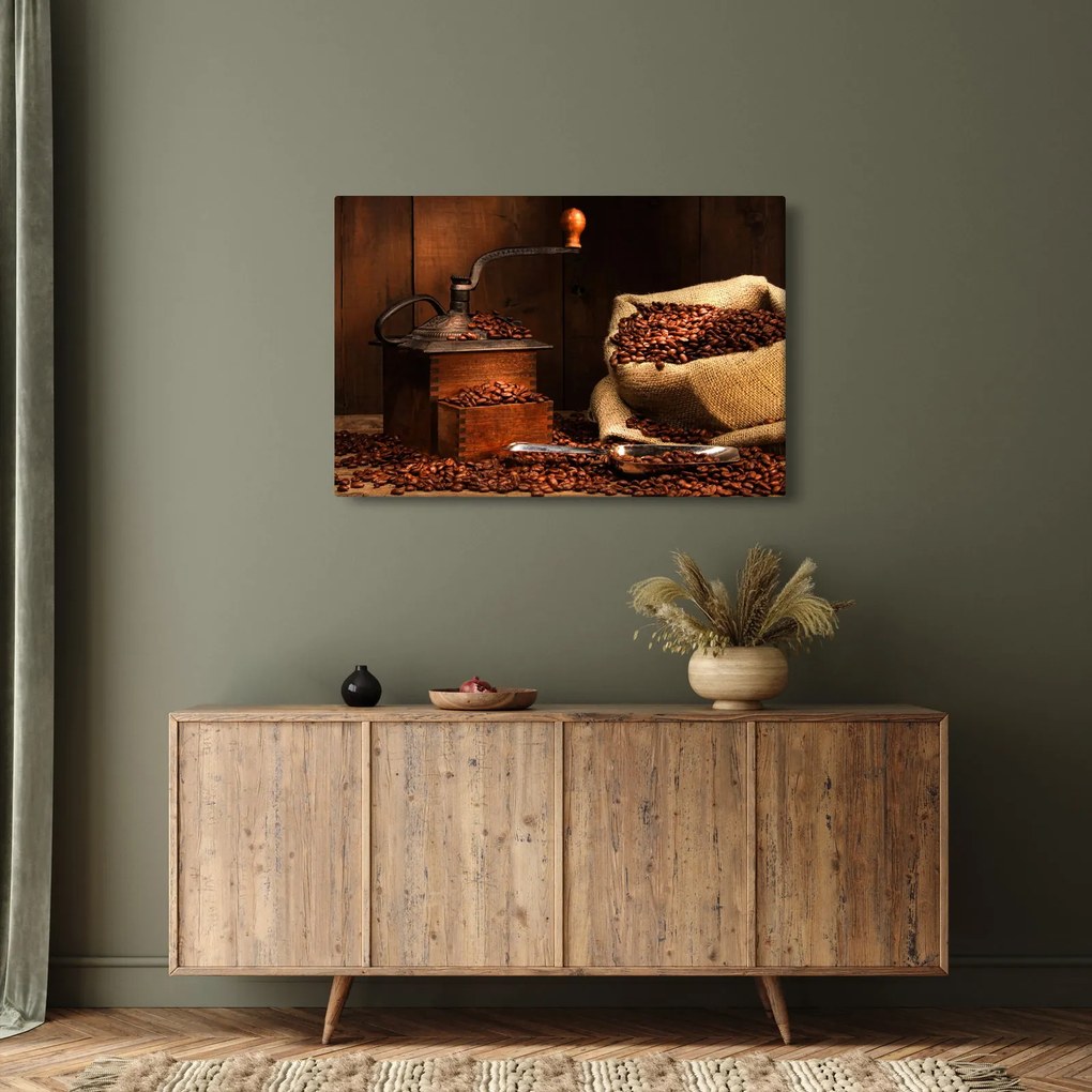 Tablou cu cafea (90x60 cm)