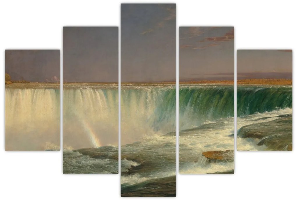 Tablou - Frederic Edwin Church, Niagara, reproducere (150x105 cm)