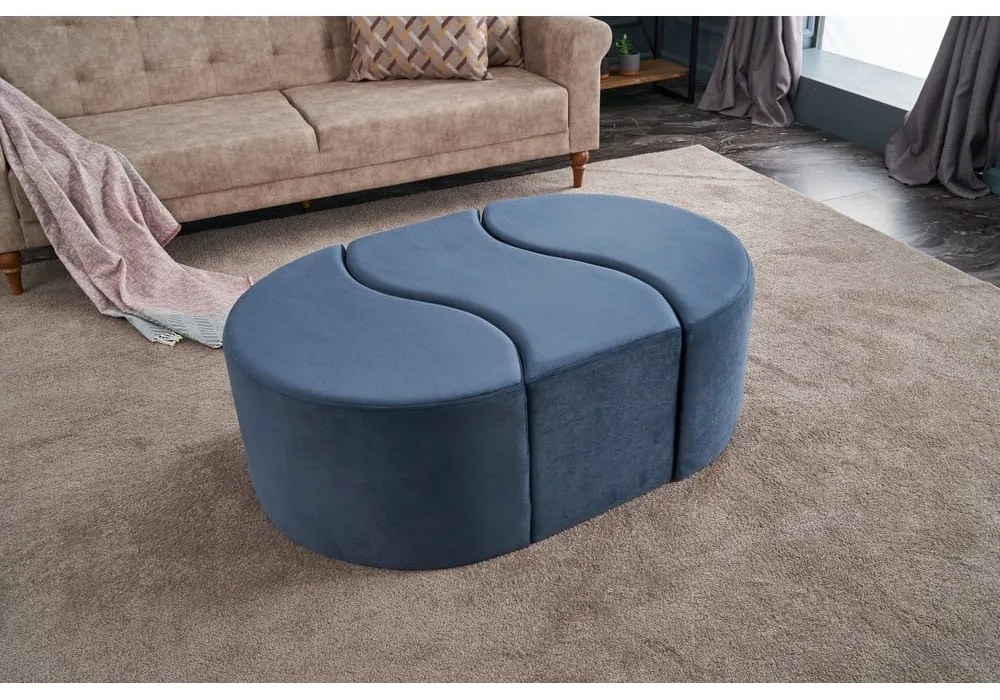 Taburet albastru deschis Alya – Artie