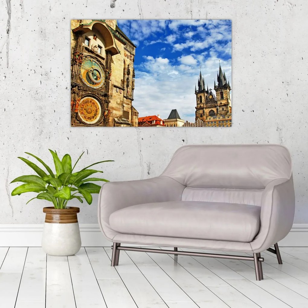 Tablou - Ceasul astronomic din Praga (90x60 cm)