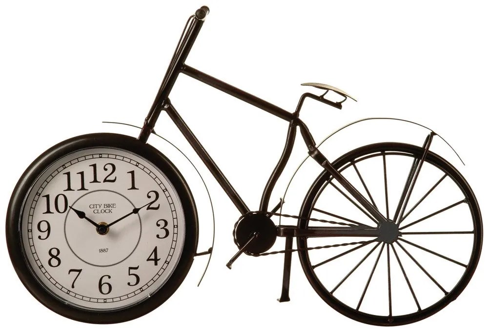 Ceas decorativ Atmosphera Créateur d'intérieur, Metal/Sticla/ABS, Negru, 52x13x32 cm