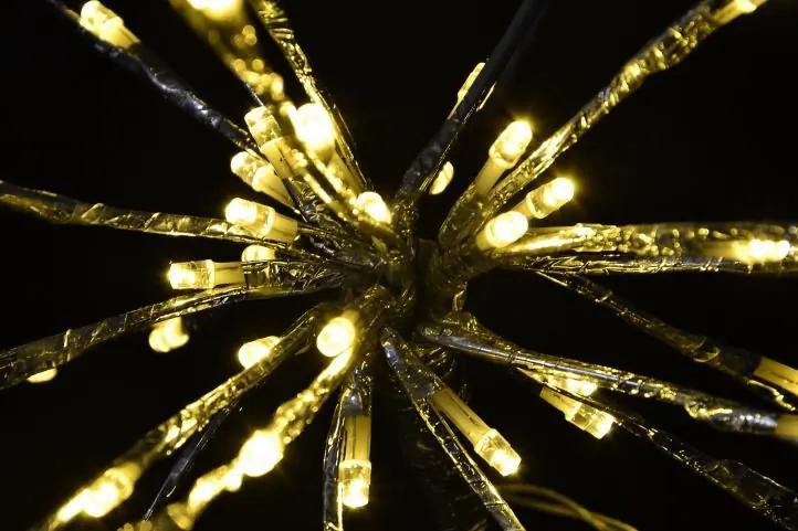 Iluminat de Crăciun 120 LED - ploaie de meteoriți, alb cald
