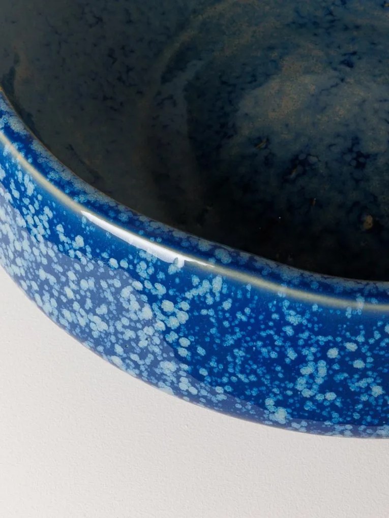 Bol albastru din ceramica D37cm Marine