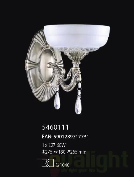 Aplica de perete design clasic Graciela 5460111