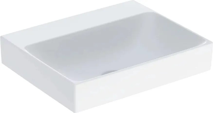 Lavoar pe mobilier Geberit One 50 cm alb lucios KeraTect
