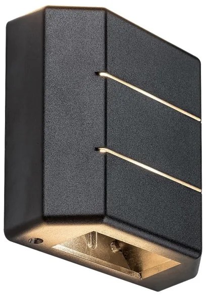 Aplică LED de exterior LIPPA LED/6W/230V IP54 neagră Rabalux 7319