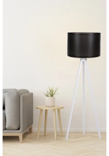 Lampadar AYD 1xE27/60W/230V negru/alb