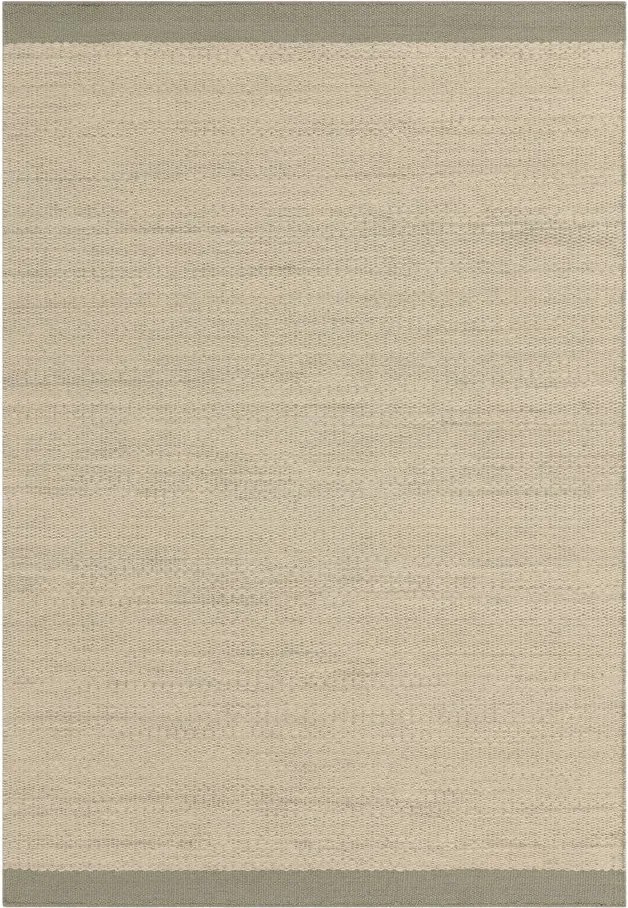 Covor crem-verde salvie țesut manual din lână 120x170 cm Lima Sage – Asiatic Carpets