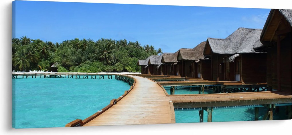 Tablou cu Maledive (120x50 cm)