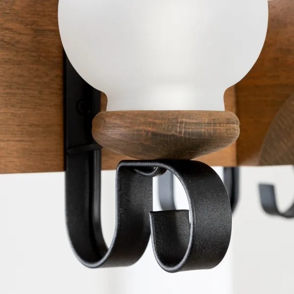 Lustră pe lanț Brilagi QUEEN 4xE14/40W/230V fag