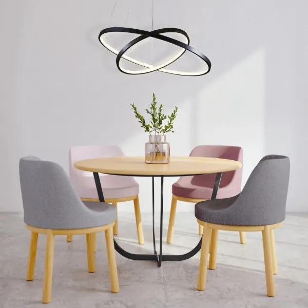 Lustră LED pe cablu LEA LED/35W/230V 4000K d. 60 cm negru