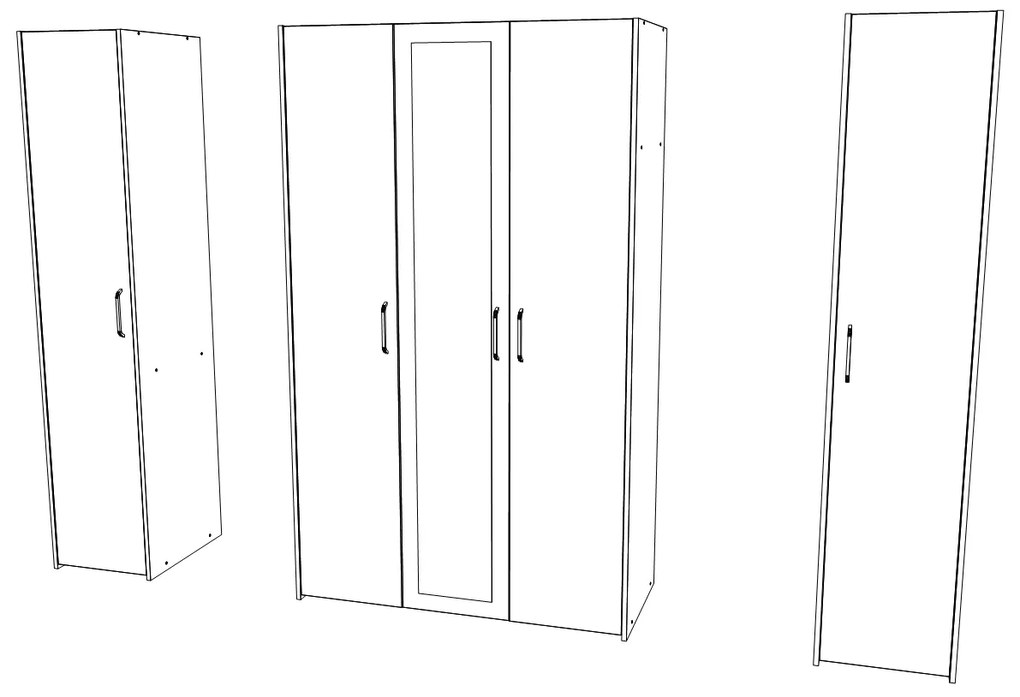 Dressing Malmo V5, Stejar Artisan/Argila, L 204 cm