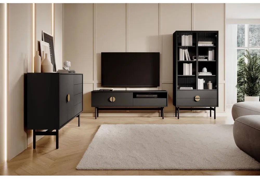 Masă TV Stellia S2 (negru). 1099068