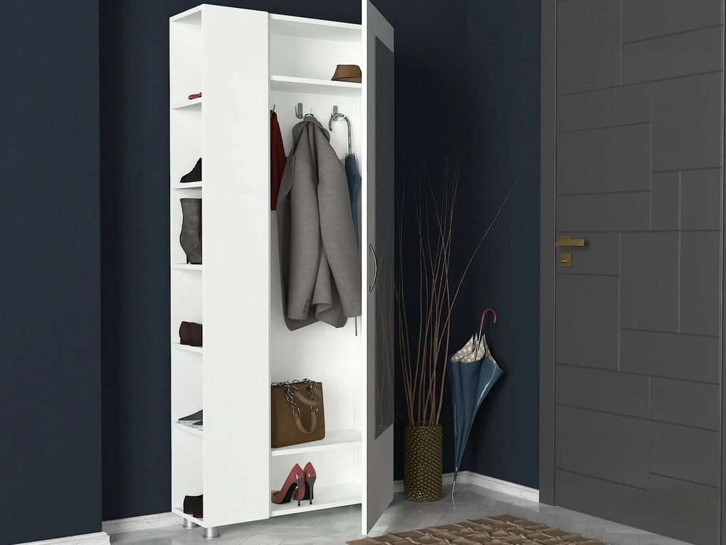 Set mobilier pentru hol Mery (Alb). 1071701