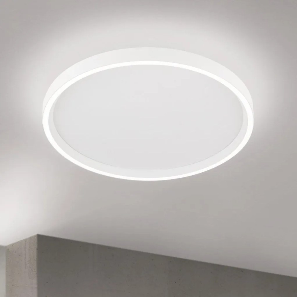 Plafoniera LED design circular MASCA D-40cm alba