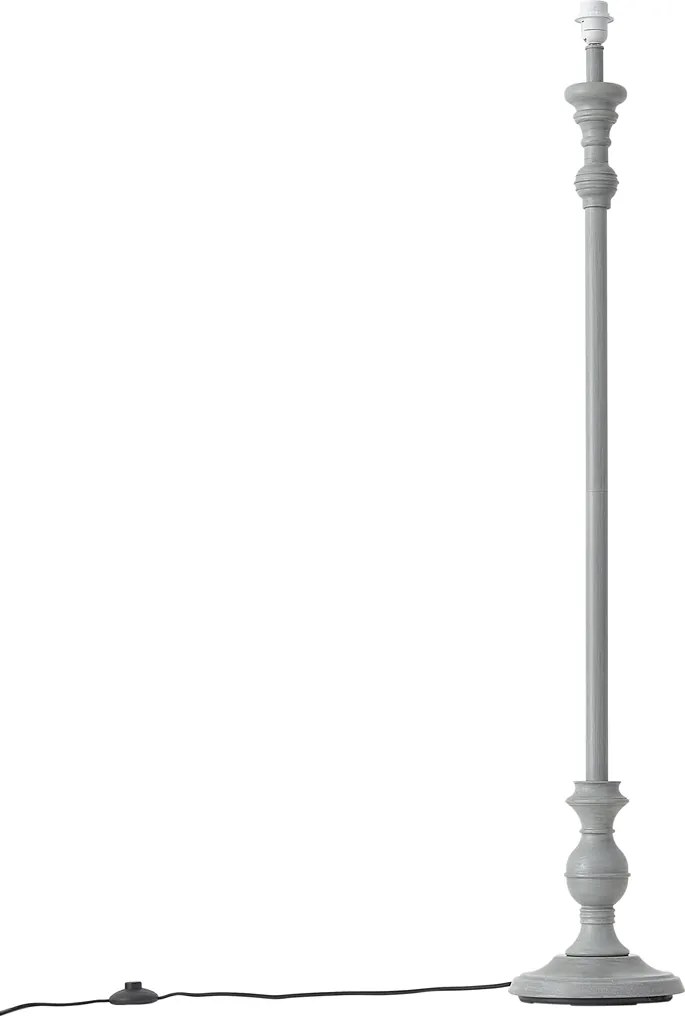 Lampă clasică de podea gri fără abajur - Classico