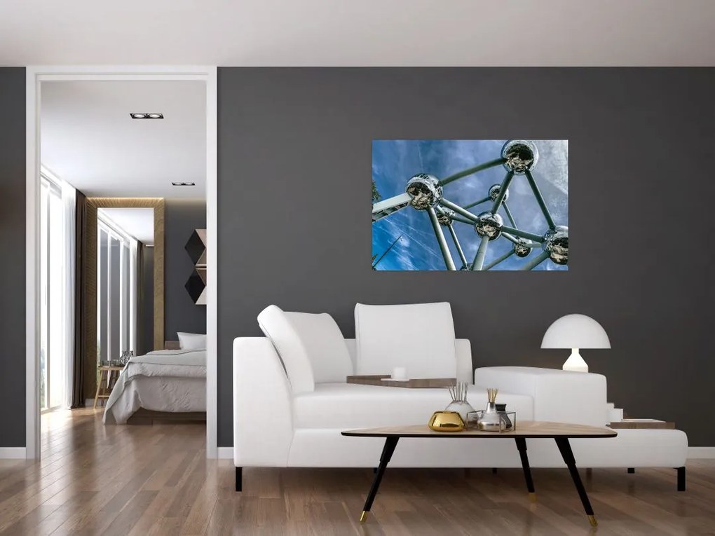 Tablou- atomium la Bruxelles (90x60 cm)