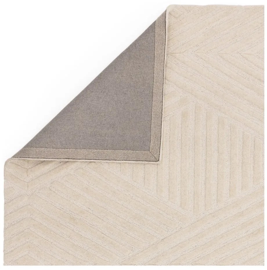 Covor crem din lână 200x290 cm Hague – Asiatic Carpets