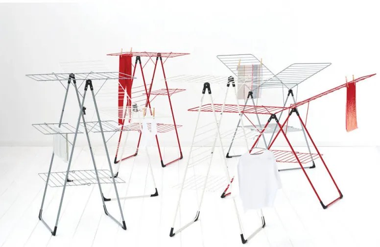 Uscator de rufe camera Brabantia Tower 90300184, 23 m, Pliabil usor, Reglabil, Alb
