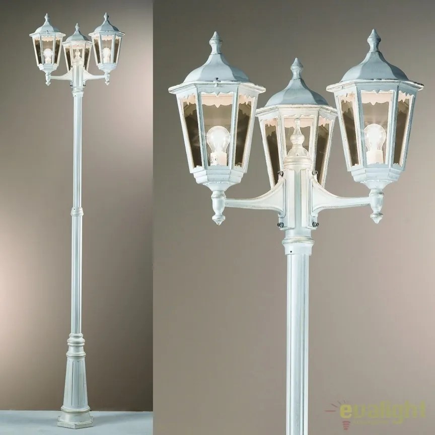 Stalp exterior stil clasic IP43 H235 Puchberg AL 11K/82579 weiß-gold/rauch OR