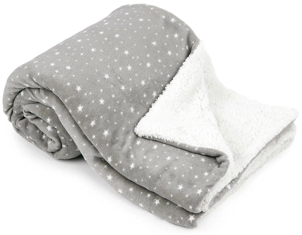 Pătură din imitație de blăniță 4Home Stars, 150 x 200 cm