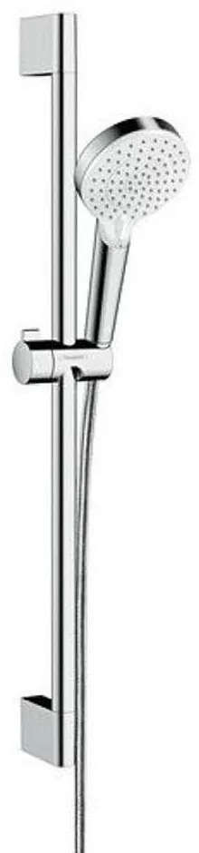 Set dus cu bara, para dus si furtun, Hansgrohe, Crometta Vario Unica si baterie dus, culoare crom, Cersanit Suaro