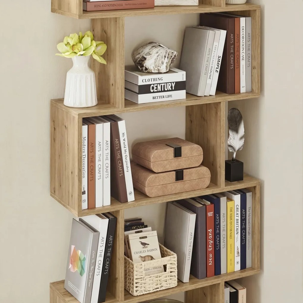 Biblioteca TAYLOR ARTISAN 6 rafturi, 70x190 cm