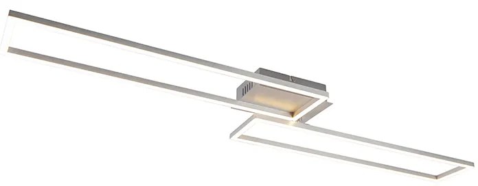 Plafoniera dreptunghiulară din oțel cu dimmer în 3 trepte - Plazas Novo