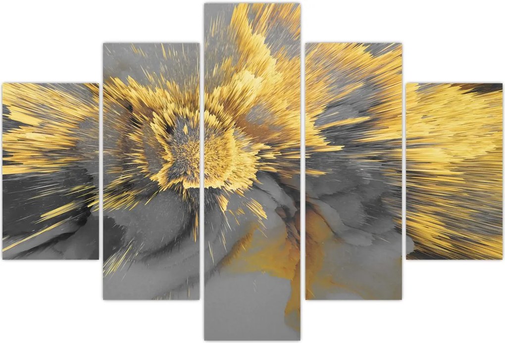 Tablou - Expansiunea aurului (150x105 cm)
